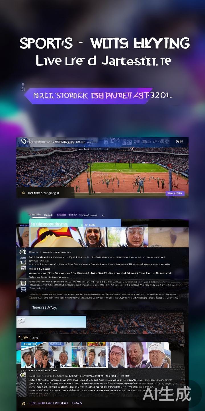 点击感兴趣的赛事，即可进入直播页面。平台支持多种观